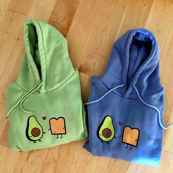 *SOLD* 🥑Avocado and toast hoodies🍞 - Picture 1 of 4